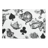 Housse D'oreillers Alice White Rabbit Wonderland Classic (Dos)
