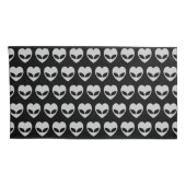 Housse D'oreillers Alien Love Heart Coussin Coque (Dos-Droit)