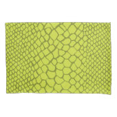 Housse D'oreillers Alligator Crocodile Moderne Vert Amusant Décor Cha (devant-gauche)