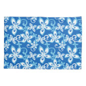Housse D'oreillers ALOHA HAWAII (BLEU x 2) (Dos-gauche)