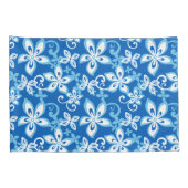 Housse D'oreillers ALOHA HAWAII (BLEU x 2) (Dos-Droit)