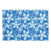 Housse D'oreillers ALOHA HAWAII (BLEU x 2) (devant-gauche)
