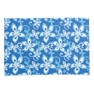 Housse D'oreillers ALOHA HAWAII (BLEU x 2)