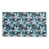 HOUSSE D'OREILLERS ALOHA HAWAII (NOIR/BLEU) (Dos-gauche)