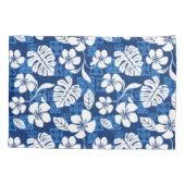 HOUSSE D'OREILLERS ALOHA VENDREDI (BLEU) (Dos-gauche)