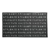 Housse D'oreillers Alphabet Runique [Futhorc] (Dos-gauche)