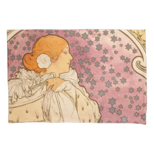 Housse D'oreillers Alphonse Mucha La Dame Aux Camelias : Art Nouveau