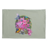 Housse D'oreillers Amaryllis-flower Garden Réunion (Dos)