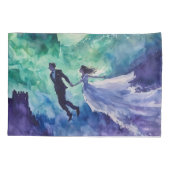 Housse D'oreillers Amateurs de vol - Peinture aquarelle (Dos)