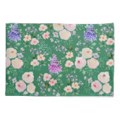 Housse D'oreillers Amazon vert aquarelle Floral (Dos)