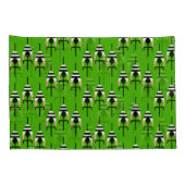 Housse D'oreillers Amérique cycliste (Dos-Droit)