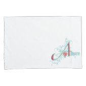 Housse D'oreillers AMORE - Amour - Oreillers (devant-Droit)