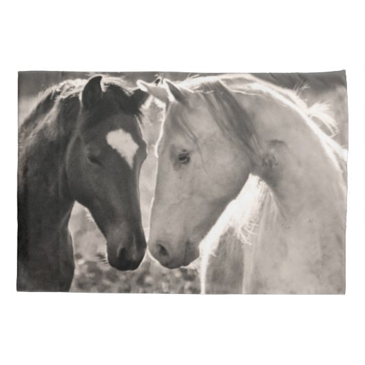 Housse D'oreillers Amour de cheval (Dos-gauche)