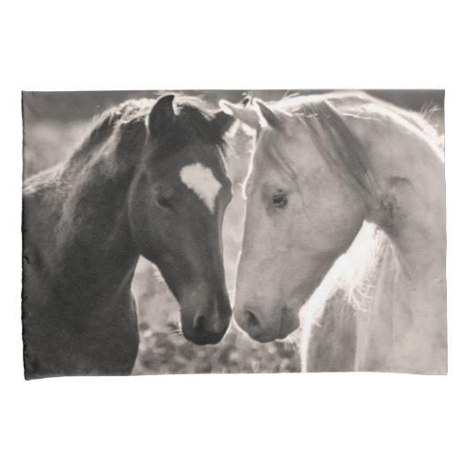 Housse D'oreillers Amour de cheval (devant-Droit)