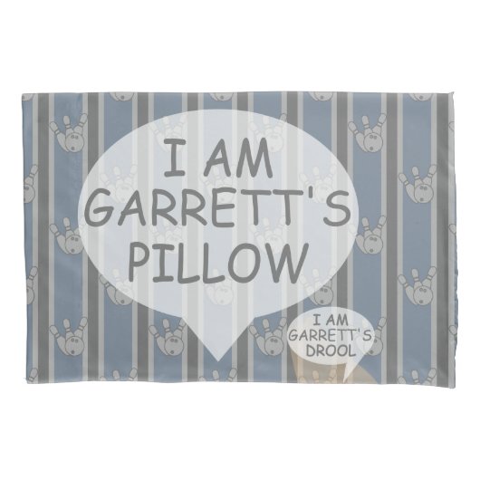 Housse D'oreillers Amusants et fantaisie Bowling personnalisable (devant)