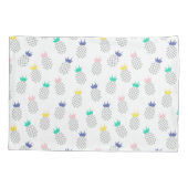 Housse D'oreillers Ananas abstraits (Dos-gauche)