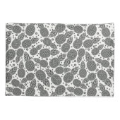 Housse D'oreillers Ananas monochromes (Dos-gauche)