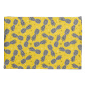 Housse D'oreillers Ananas sur l'or (Dos-gauche)