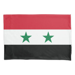 Housse D'oreillers Ancien drapeau de Syrie