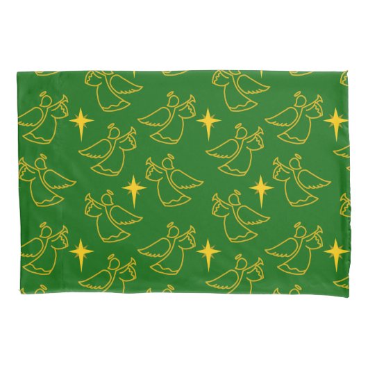 Housse D'oreillers Anges de Noël (devant)