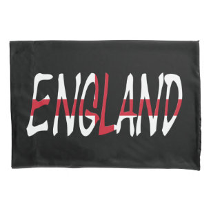 Housse D'oreillers Angleterre superposée sur le drapeau anglais pccnt