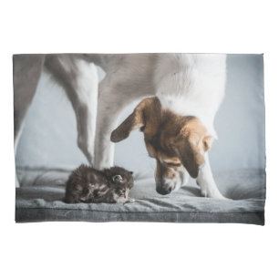 Housse D'oreillers Animaux de bébés cutest Baby Kitten & Dog