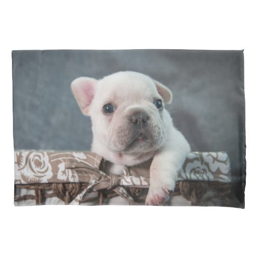 Housse D'oreillers Animaux de bébés cutest | French Bulldog (devant)