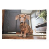 Housse D'oreillers Animaux de bébés cutest | Mini chiot (Dos)