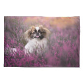 Housse D'oreillers Animaux de bébés cutest | Pekingese Puppy (Dos)