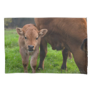 Housse D'oreillers Animaux de bébés cutest Vache et veau