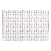 Housse D'oreillers Animaux marins nautiques Bateau et phare (Dos)