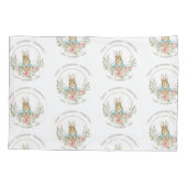 Housse D'oreillers Anniversaire du lapin classique (Dos)