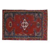 Housse D'oreillers Antique Oriental Turc Tapis Perse Tapis Rouge (Dos-gauche)