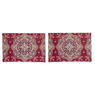 Housse D'oreillers Antique Unique Colorful Perse Kilim Rug