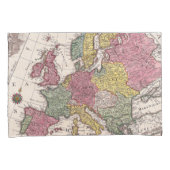 Housse D'oreillers Antique vieille carte inspirée (9) (devant-Droit)