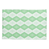 Housse D'oreillers Apple green diamond pattern (Dos)