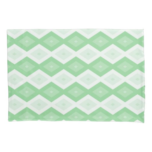 Housse D'oreillers Apple green diamond pattern (devant)