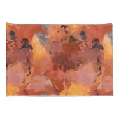 Housse D'oreillers Aquarelle Abstraite rustique Art d'automne (Dos-Droit)