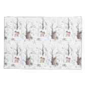 Housse D'oreillers Aquarelle Animaux forestiers (Dos)