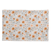 Housse D'oreillers Aquarelle Automne Motif floral Simple Botanique (Dos)