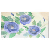 Housse D'oreillers Aquarelle bleu (devant-gauche)