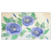 Housse D'oreillers Aquarelle bleu (devant-Droit)