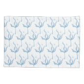 Housse D'oreillers Aquarelle Côte d'algues (Dos)