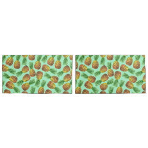Housse D'oreillers Aquarelle d'ananas 2