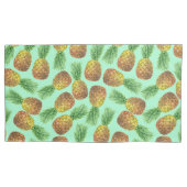 Housse D'oreillers Aquarelle d'ananas 2 (devant-gauche)