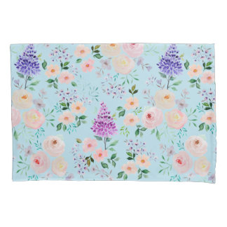 Housse D'oreillers Aquarelle de sucre spun Floral