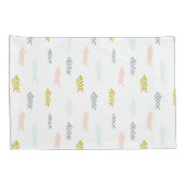 Housse D'oreillers Aquarelle douce Chevron Motif (Dos-Droit)