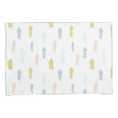 Housse D'oreillers Aquarelle douce Chevron Motif (devant-Droit)
