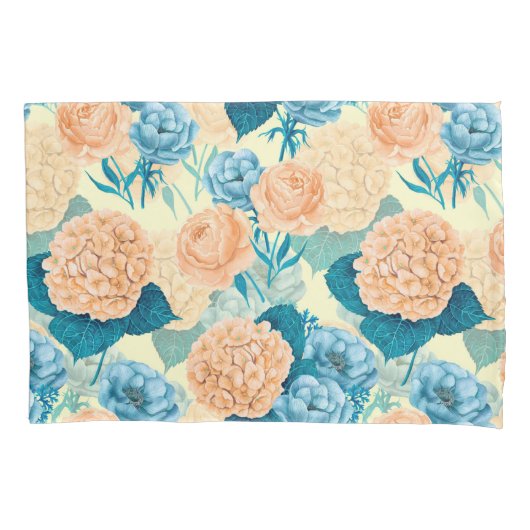 Housse D'oreillers Aquarelle du jardin de printemps (devant)