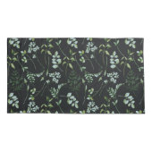 Housse D'oreillers Aquarelle Eucalyptus Feuilles de verdure (Dos)